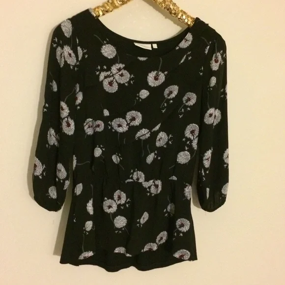 Anthropologie Deletta wished blooms dandelion top - Picture 4 of 7